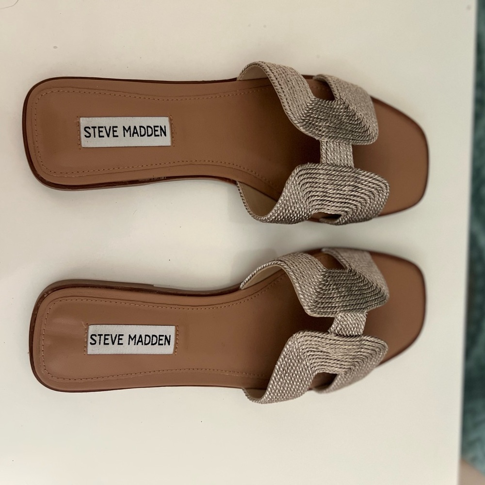 Steve Madden Women's Cream Sandals